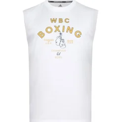 adidas Boxeo^Boxing Hombre Camiseta sin mangas ADIWBCT03_CA blanco