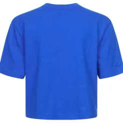 Mujer adidas Camisetas^Originals Blue Version Essentials Cropped Mujer Camiseta H22823