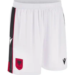 macron Tienda Para Aficionados^Albania Authentic Hombre Pantalones cortos de primera equipación 58572288