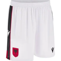 macron Tienda Para Aficionados^Albania Niño Pantalones cortos de segunda equipación 58572289