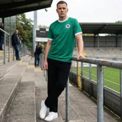 JELEX Equipaciones|Tienda Para Aficionados^Alemania "Retro History" Hombre Camiseta de segunda equipación