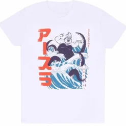 Lizenz Héroes De La Infancia^Ariel, la sirena Ursula Waves Hombre Camiseta DIS06340TSW