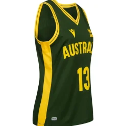 macron Basketball^Australia Balón de baloncesto #13 MAGBEGOR Mujer Camiseta 58564661