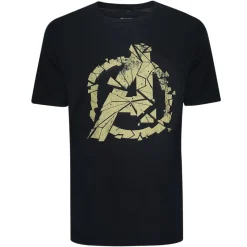 Lizenz Héroes De La Infancia^AVENGERS Marvel Endgame Quantum Hombre Camiseta FBMTS417BLK