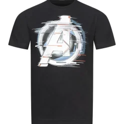 Lizenz Héroes De La Infancia^AVENGERS Marvel Endgame Quantum Hombre Camiseta FBMTS418BLK