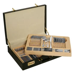 Banaru Design Otros Accesorios^juego de cubiertos Maleta 72 piezas plata