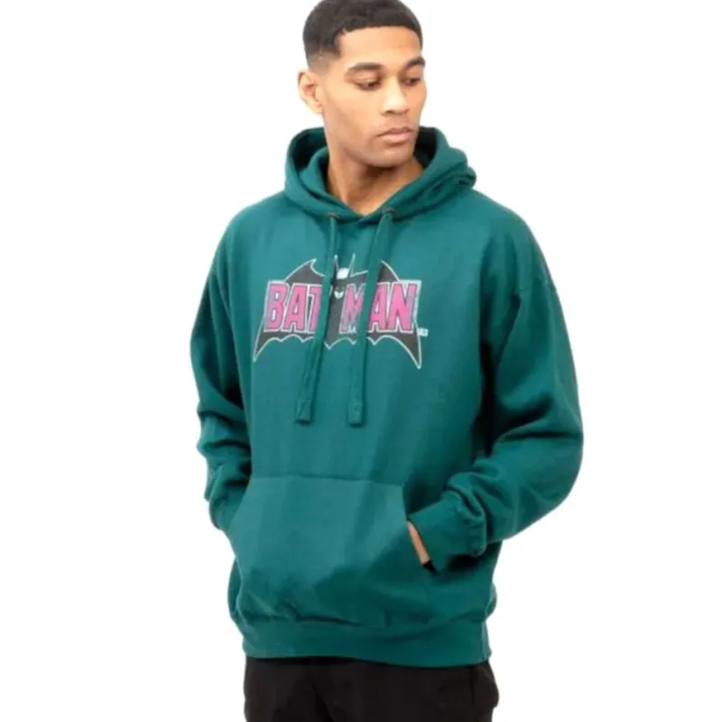 Lizenz Héroes De La Infancia^BATMAN DC COMICS VINTAGE Hombre Sudadera con capucha FBMHS828PAC