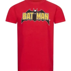 Lizenz Héroes De La Infancia^Batman DC COMICS Vintage Bat Hombre Camiseta FBMTS828RED