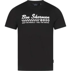 Hombre BEN SHERMAN Camisetas^Feel the Groove Hombre Camiseta 1012965-NEGRO