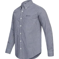 Hombre BEN SHERMAN Camisas Y Polos^Gingham Hombre Camisa de manga larga 0077859-MARINA