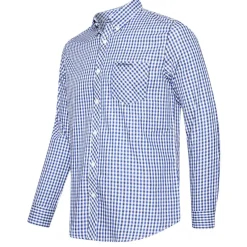 Hombre BEN SHERMAN Camisas Y Polos^Gingham Hombre Camisa de manga larga 0077860-AZUL