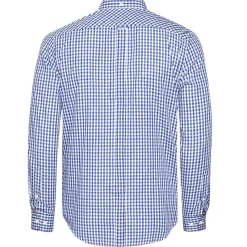 Hombre BEN SHERMAN Camisas Y Polos^Gingham Hombre Camisa de manga larga 0077860-AZUL