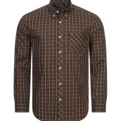 Hombre BEN SHERMAN Camisas Y Polos^House Check Hombre Camisa de manga larga 0077861-MARINA