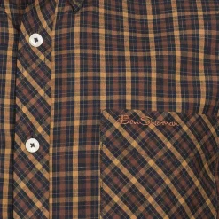 Hombre BEN SHERMAN Camisas Y Polos^House Check Hombre Camisa de manga larga 0077861-MARINA