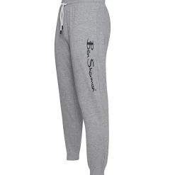 Hombre BEN SHERMAN Pantalones Largos^Large Logo Hombre Pantalones de chándal 0066958G-GRIS MARLE