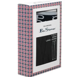 Hombre BEN SHERMAN Deportes De Invierno|Outdoor^Long John Hombre Calzoncillos largos U5-1360-BS-NEGRO