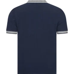 Hombre BEN SHERMAN Camisas Y Polos^Mono Collar Interest Hombre Polo 1012639-AZUL MARINO OSCURO