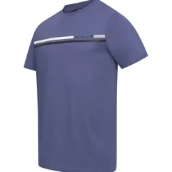 Hombre BEN SHERMAN Camisetas^Seasonal Stripe Hombre Camiseta 1012607N-RIVIERABLUE