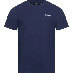 Hombre BEN SHERMAN Camisetas^Small Logo Hombre Camiseta 0076266-CREÚSCULO DENIM
