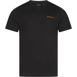 Hombre BEN SHERMAN Camisetas^Small Logo Hombre Camiseta 0076266-NEGRO