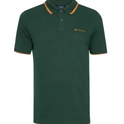 Hombre BEN SHERMAN Camisas Y Polos^Twin Tipped Hombre Polo 0076270-VERDE OSCURO