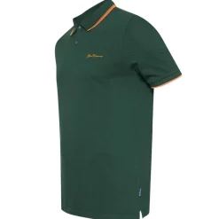 Hombre BEN SHERMAN Camisas Y Polos^Twin Tipped Hombre Polo 0076270-VERDE OSCURO