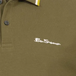 Hombre BEN SHERMAN Camisas Y Polos^Twin Tipped Hombre Polo 0076270NR-CAQUI