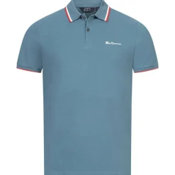 Hombre BEN SHERMAN Camisas Y Polos^Twin Tipped Hombre Polo 0076270NR-Verde azulado