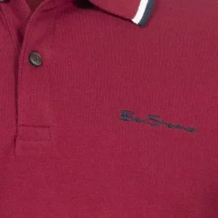 Hombre BEN SHERMAN Camisas Y Polos^Twin Tipped Hombre Polo 0076270NR-ROJO
