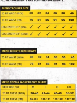 Hombre Bench Equipo De Trabajo|Vestuario Laboral^Workwear Toronto Hombre Pantalón de trabajo BNCH 016-Negro