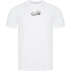 Lizenz Héroes De La Infancia^BOB ESPONJA PANTALONES CUADRADOS Shock Hombre Camiseta POMTS517WHT