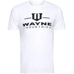 Lizenz Héroes De La Infancia^Bruce Wayne Batman DC COMICS Hombre Camiseta FBMTS946WHT