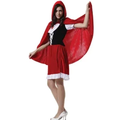 MIESEPETER Disfraces^Caperucita Roja Mujer Disfraz ®