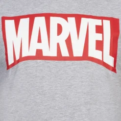 Hombre Lizenz Héroes De La Infancia|Camisetas^CÓMICS DE MARVEL Core Logo Hombre Camiseta FAMTS327SPO