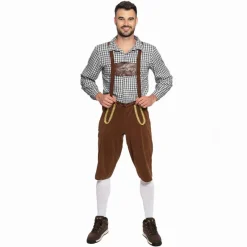 MIESEPETER Disfraces^Conjunto de traje tradicional Hombre Disfraz de Oktoberfest ® negro