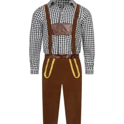 MIESEPETER Disfraces^Conjunto de traje tradicional Hombre Disfraz de Oktoberfest ® negro