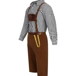 MIESEPETER Disfraces^Conjunto de traje tradicional Hombre Disfraz de Oktoberfest ® negro