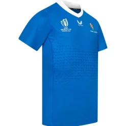 CASTORE Rugby^Copa Mundial de Rugby de Samoa Hombre Camiseta de entrenamiento TM5393-AZUL