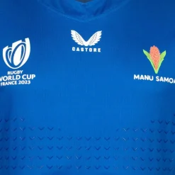 CASTORE Rugby^Copa Mundial de Rugby de Samoa Hombre Camiseta de primera equipación TM2976-AZUL REAL