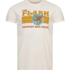 Lizenz Héroes De La Infancia^DC COMICS 70'S Flash Hombre Camiseta FBMTS808NAT