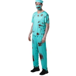 MIESEPETER Disfraces^Disfraz de Doctor del Terror Hombre 