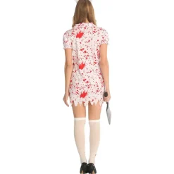 MIESEPETER Disfraces^Disfraz de enfermera de terror Mujer 