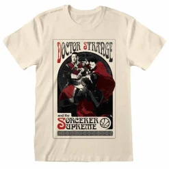 Lizenz Héroes De La Infancia^Doctor Extraño Marvel Partners Hombre Camiseta DRS03355TSC