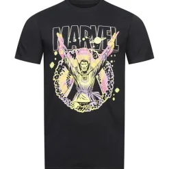 Lizenz Héroes De La Infancia^Doctor Strange Marvel Comics Master Hombre Camiseta POMTS474BLK