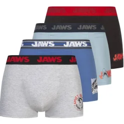 Hombre Lizenz Multipacks|Ropa Interior^El gran tiburón blanco JAWS Hombre Calzoncillos bóxer Pack de 4 92890830