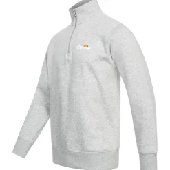 Hombre ellesse Sudaderas Y Jerséis^Benevento Hombre 1/4-Cremallera Sudadera SOP23856-Gris