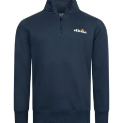 Hombre ellesse Sudaderas Y Jerséis^Benevento Hombre 1/4-Cremallera Sudadera SOP23856-Marino