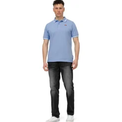 Hombre ellesse Camisas Y Polos^Dioran Twin Tipped Hombre Polo SBS22445-AZUL CLARO