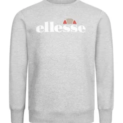 Hombre ellesse Sudaderas Y Jerséis^Kanya Crew Hombre Sudadera SOP24044-Gris claro jaspeado