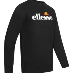 Hombre ellesse Sudaderas Y Jerséis^Kanya Crew Hombre Sudadera SOP24044-Negro